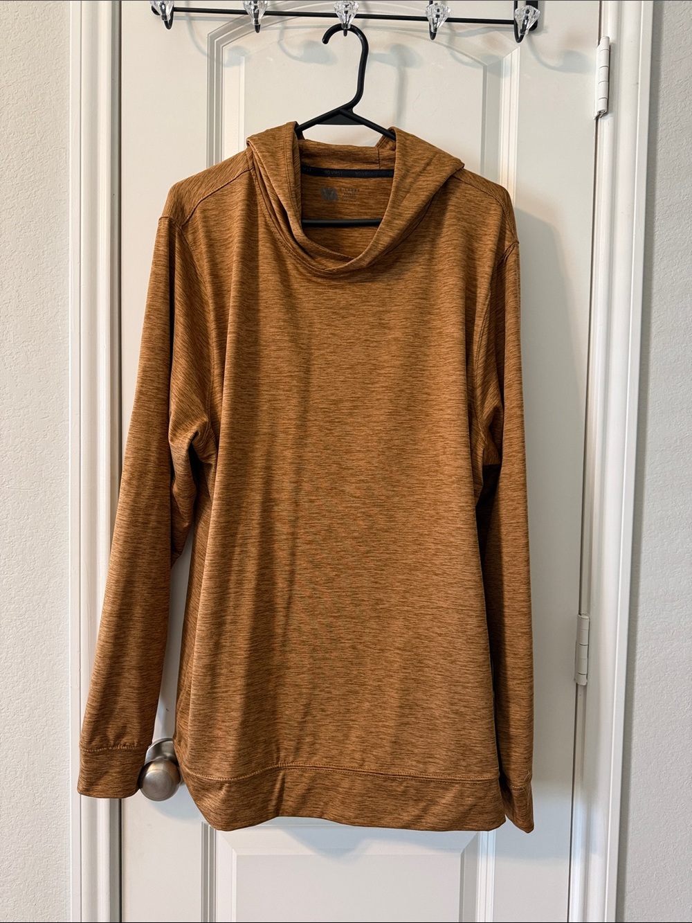 Cozy Cowl Neck Sweater Tunic - Rust